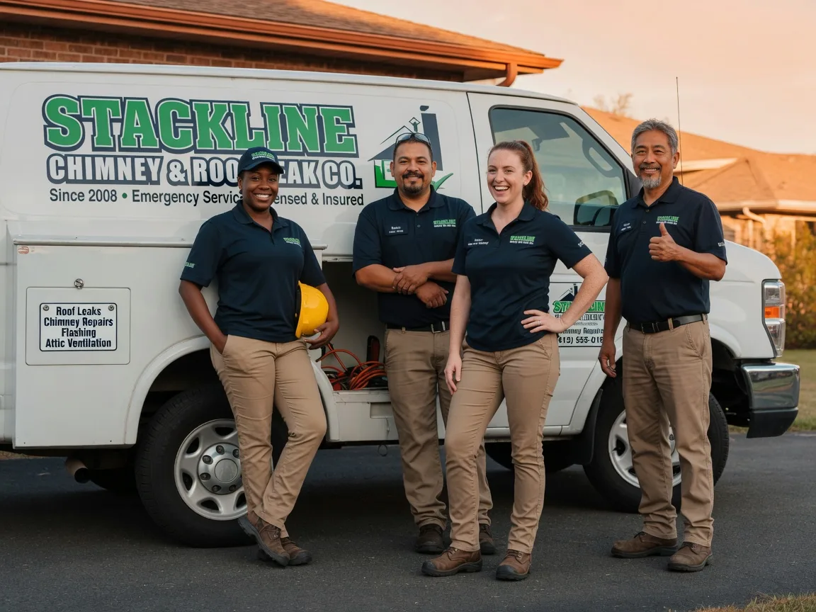 Chimney flashing repair company in Montague, MI